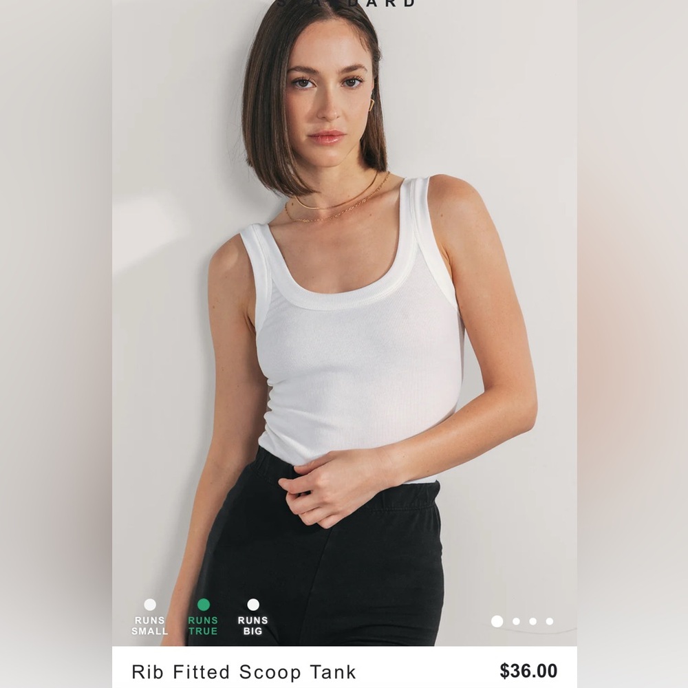 NWT Organic cotton, thick good quality, tank